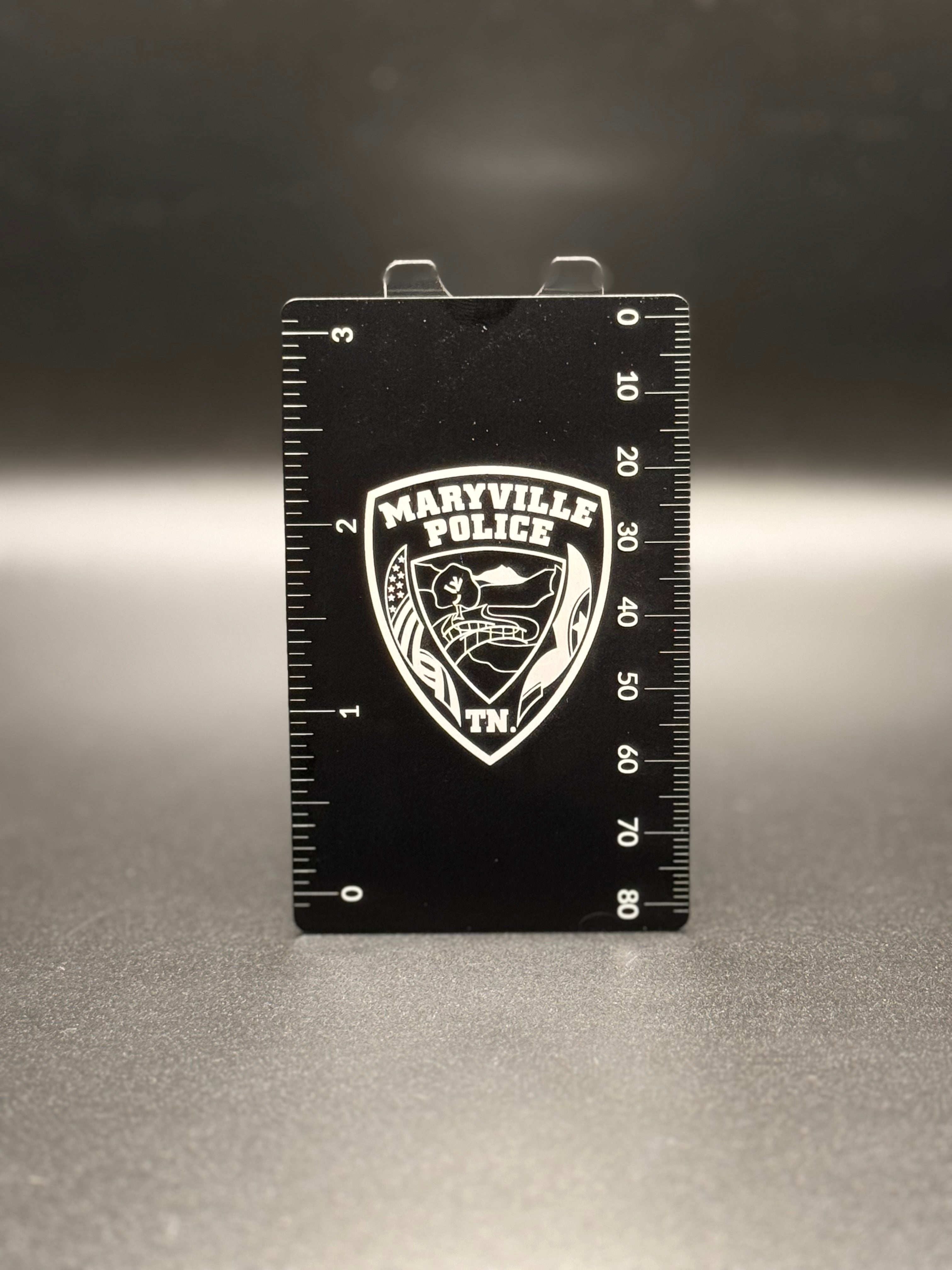 Miranda Rights Cards for Law Enforcement Officers- Custom Image, Laser Engraved