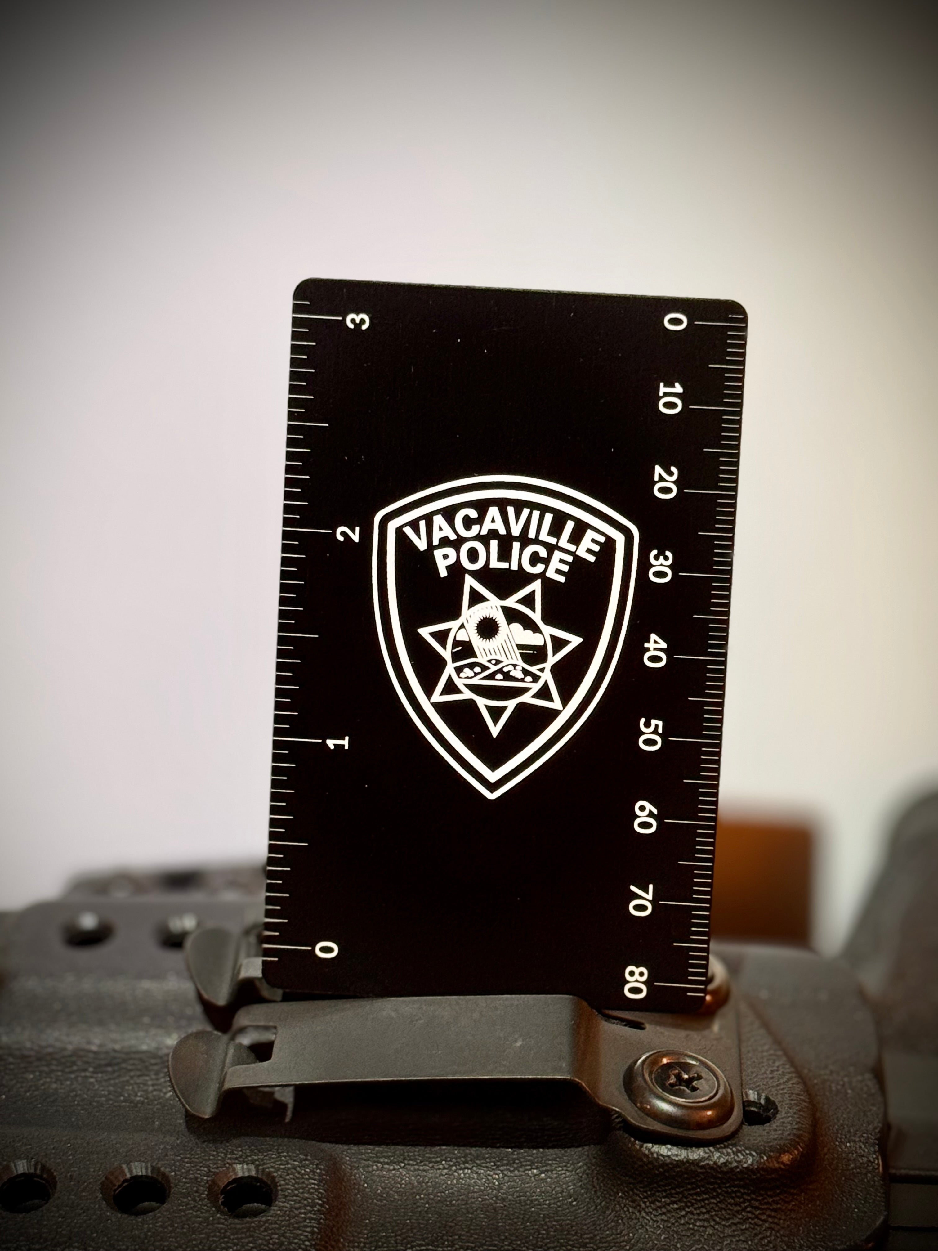 Miranda Rights Cards for Law Enforcement Officers- Custom Image, Laser Engraved