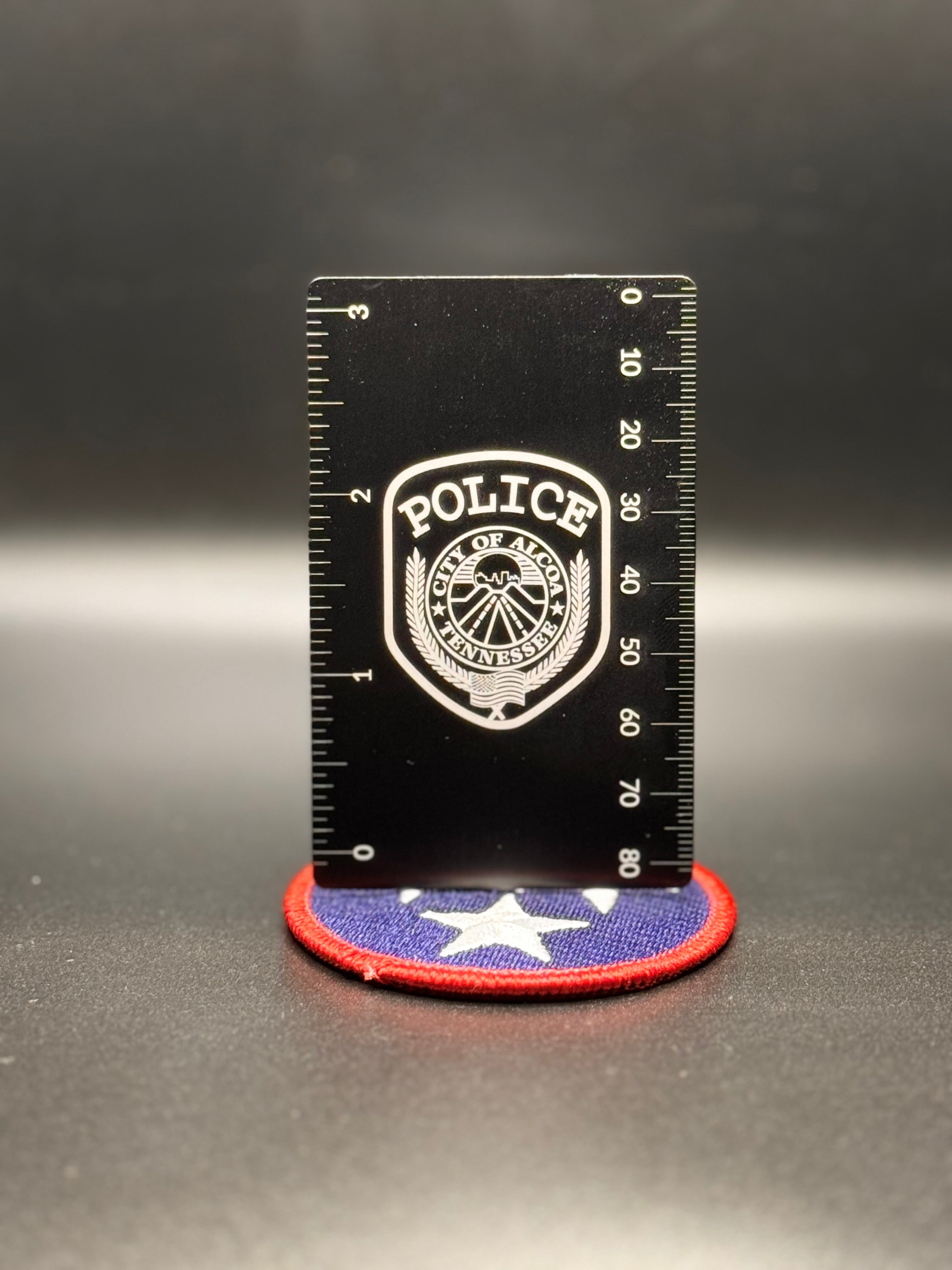 Miranda Rights Cards for Law Enforcement Officers- Custom Image, Laser Engraved