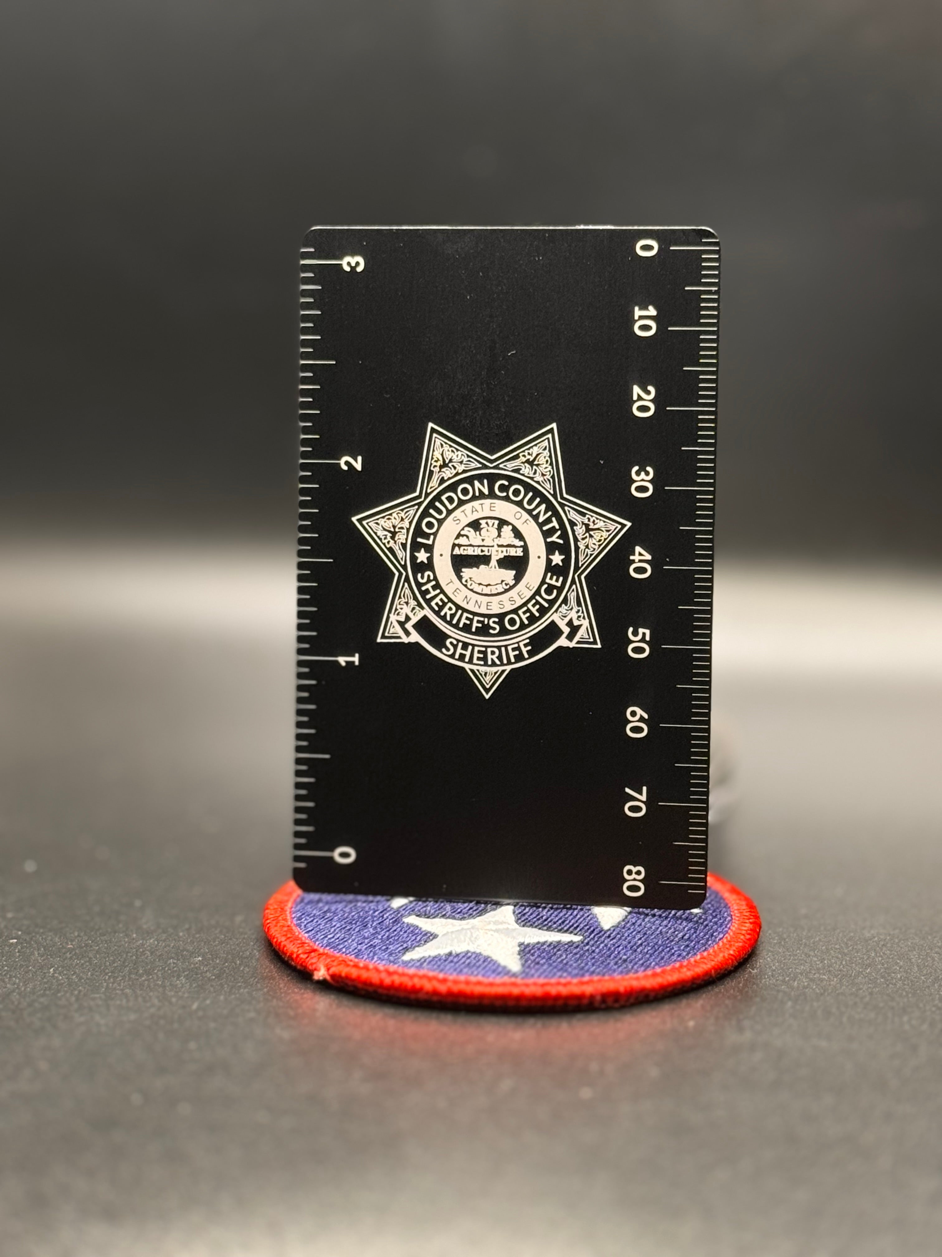 Miranda Rights Cards for Law Enforcement Officers- Custom Image, Laser Engraved